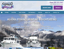Tablet Screenshot of alaskagoodtimecharters.com